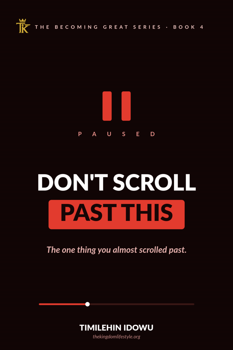 Don't Scroll Past This — book cover