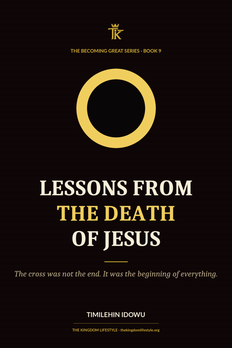 Lessons from the Death of Jesus — book cover