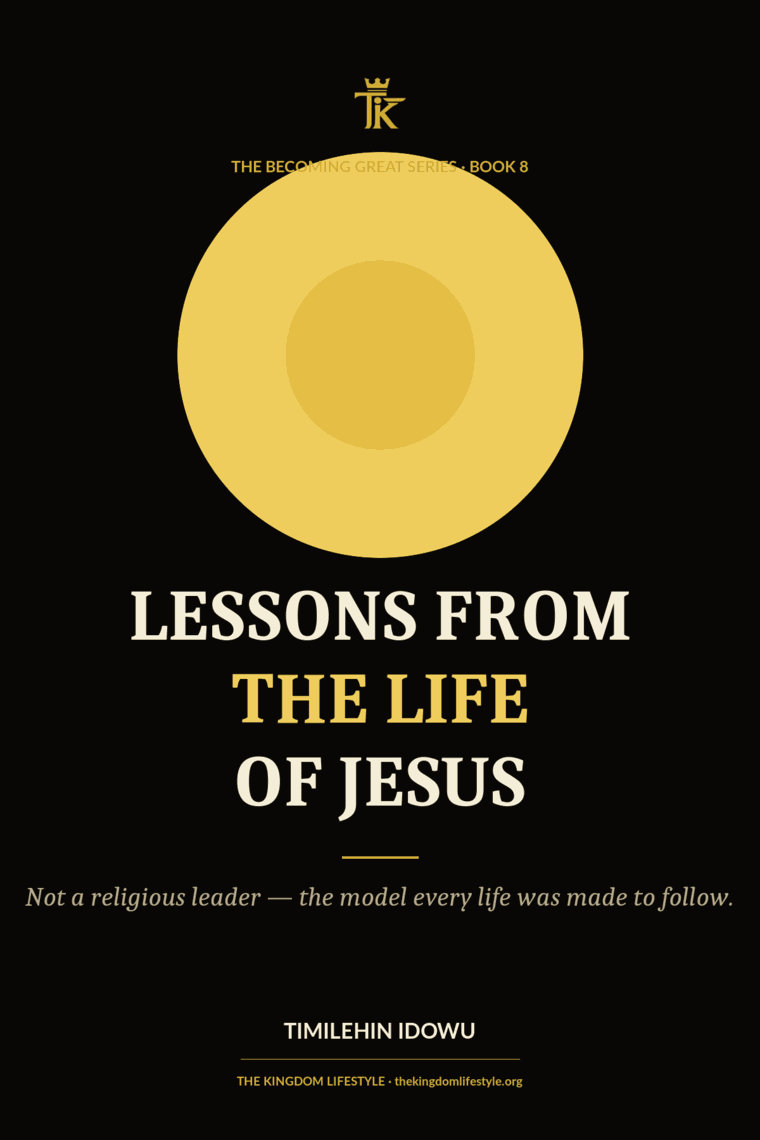 Lessons from the Life of Jesus — book cover