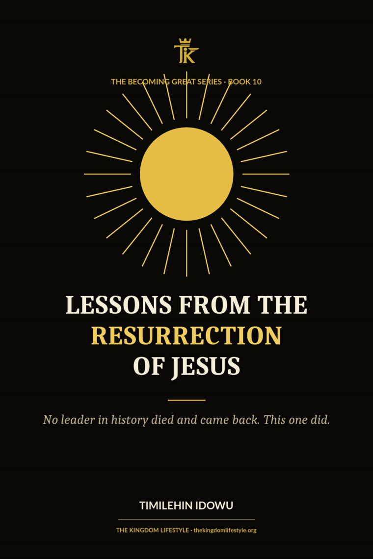 Lessons from the Resurrection of Jesus — book cover